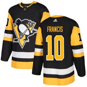 Kinder Pittsburgh Penguins Eishockey Trikot Ron Francis #10 Authentic Schwarz Heim